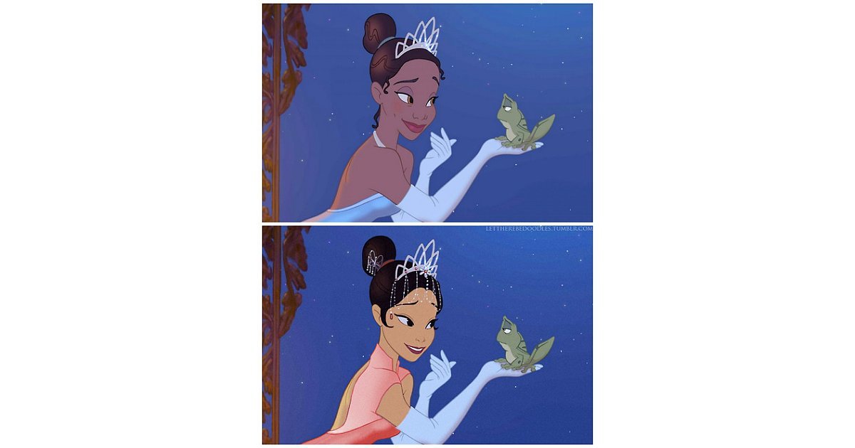 Tiana As A Different Race Disney Princesses Like Youve Never Seen