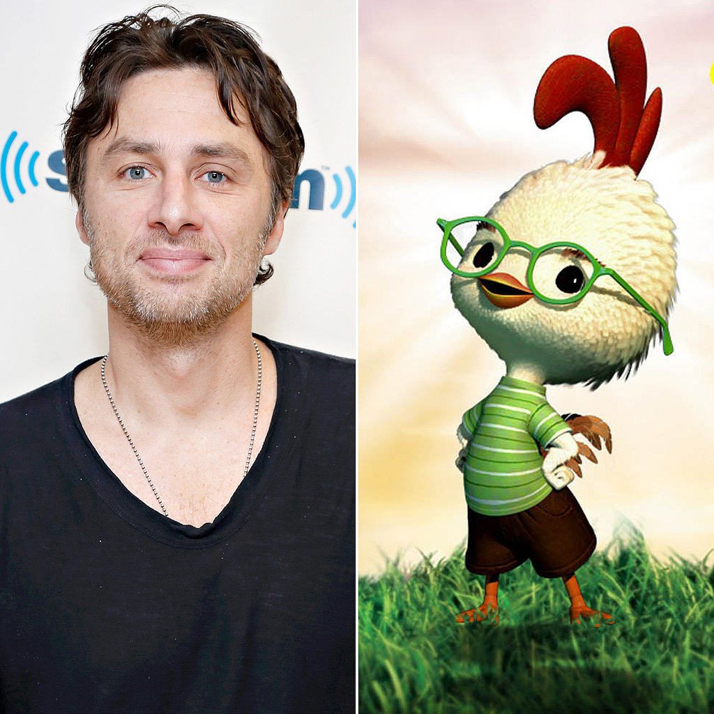 Zach Braff Chicken Little in Chicken Little Disney Characters You Didn’t Know Had Famous