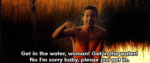 When Noah Insists She Get in the Water When Noah Insists She Get in the Water