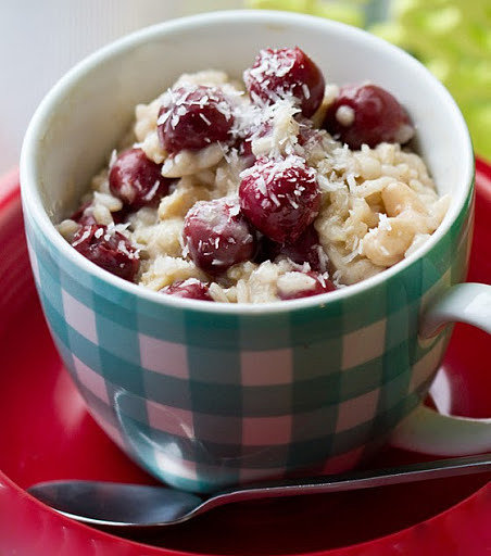 Vanilla Cherry Coconut Breakfast Risotto Vanilla Cherry Coconut Breakfast Risotto