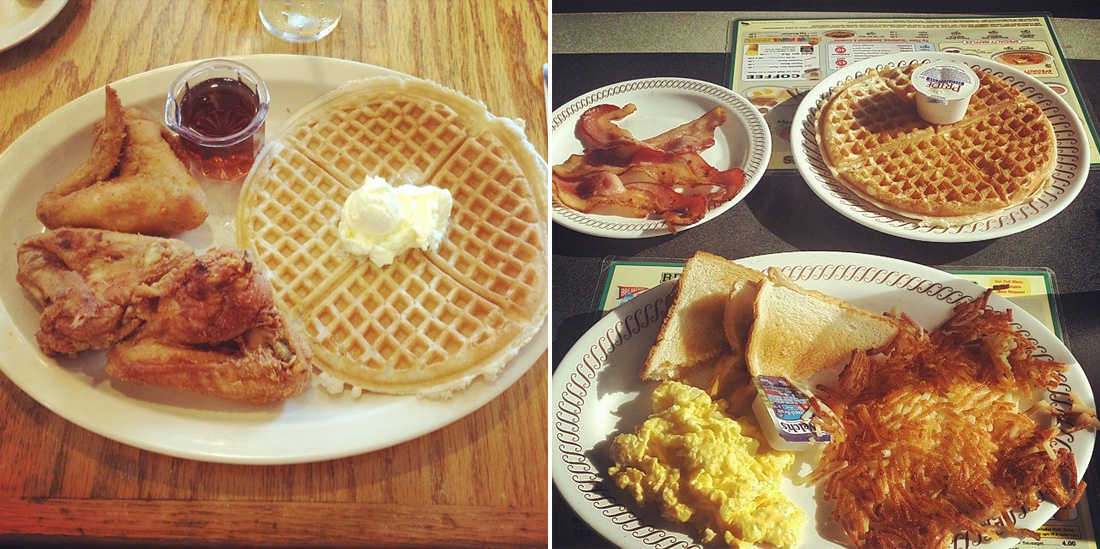 Roscoe's Chicken & Waffles vs. Waffle House POPSUGAR Food