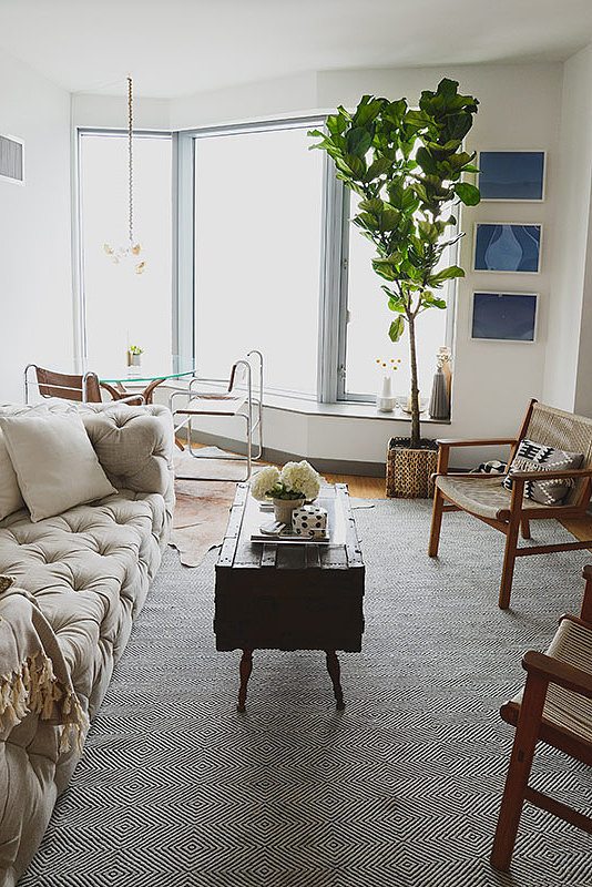 Your house is full of one-of-a-kind pieces! Do you have advice on how to create a unique home on a budget (when sometimes our only options are big-box stores!)?
That’s the thing — one-of-a-kind pieces don’t necessarily need to cost a fortune. They just sometimes take a little extra effort to find. But marketplaces like Etsy make the world a much smaller place, and access to vintage treasures has become much easier. As for the big-box stores, you’d be surprised how much a shiny coat of paint and funky hardware can change a very plain Ikea dresser. The nice thing about Ikea is that it’s reasonably well made and very inexpensive. With a little creative inspiration and some DIY know-how, you can create a completely different piece than what you’d see on the floor of the showroom.
How long has it taken to get your home to look the way it does now? At one point do you feel like a room is "finished?"
Your home is never finished when you’re a designer! I am constantly finding amazing new pieces that I love, but they are not necessarily better, just different. I do think there is a point when you feel like a room works and you can move on to the next room or project in your home. I spent about 40-50 hours on my current home, over several months, but it was probably 90 percent done in the first 2-3 weeks, since then I have just been tinkering and adding interesting new pieces.
Source: Homepolish via The Everygirl
Your house is full of one-of-a-kind pieces! Do you have advice on how to create a unique home on a budget (when sometimes our only options are big-box stores!)?
That’s the thing — one-of-a-kind pieces don’t necessarily need to cost a fortune. They just sometimes take a little extra effort to find. But marketplaces like Etsy make the world a much smaller place, and access to vintage treasures has become much easier. As for the big-box stores, you’d be surprised how much a shiny coat of paint and funky hardware can change a very plain Ikea dresser. The nice thing about Ikea is that it’s reasonably well made and very inexpensive. With a little creative inspiration and some DIY know-how, you can create a completely different piece than what you’d see on the floor of the showroom.
How long has it taken to get your home to look the way it does now? At one point do you feel like a room is "finished?"
Your home is never finished when you’re a designer! I am constantly finding amazing new pieces that I love, but they are not necessarily better, just different. I do think there is a point when you feel like a room works and you can move on to the next room or project in your home. I spent about 40-50 hours on my current home, over several months, but it was probably 90 percent done in the first 2-3 weeks, since then I have just been tinkering and adding interesting new pieces.
Source: Homepolish via The Everygirl