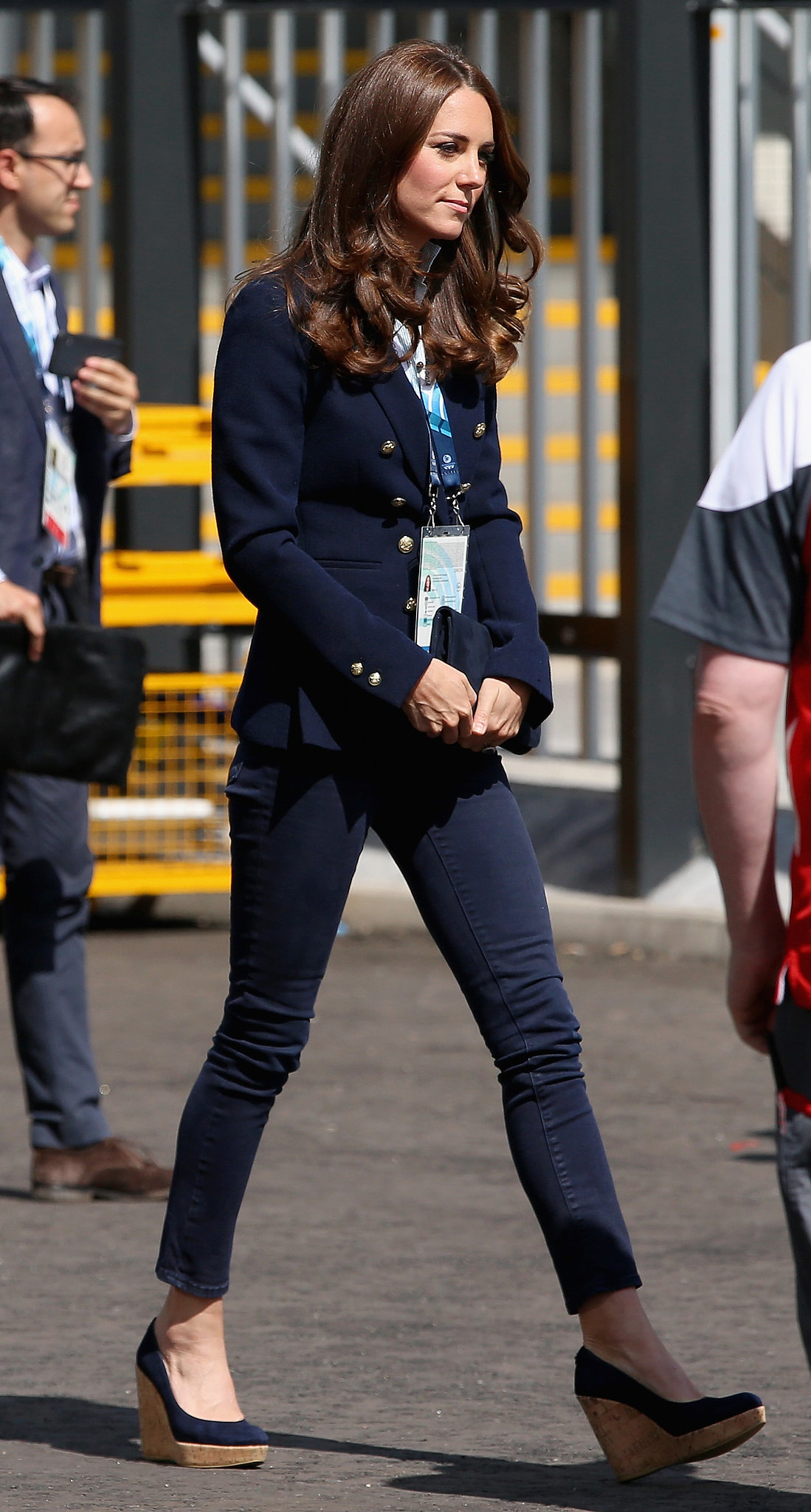 Kate Middleton Wearing Stuart Weitzman Corkswoon Wedges No Wonder