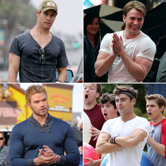 14 Celebs Who Can't Contain Their Muscles 14 Celebs Who Can't Contain Their Muscles