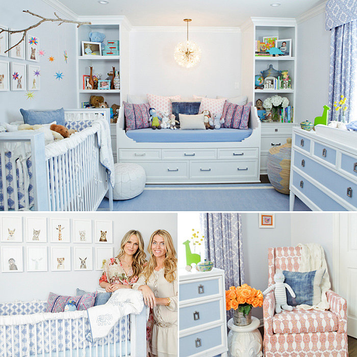 Molly Sims's Eclectic Blue Room For Baby Brooks Molly Sims's Eclectic Blue Room For Baby Brooks