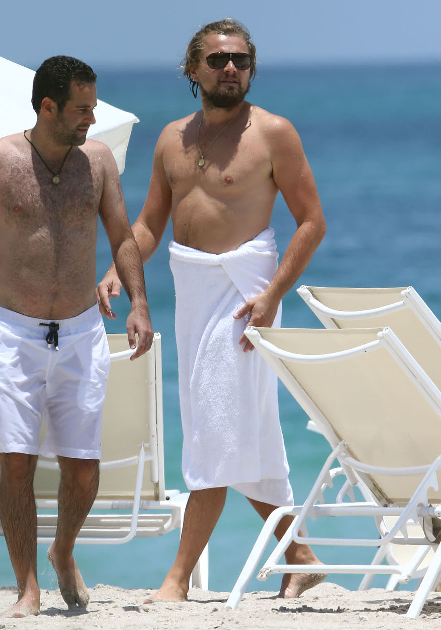 Leonardo DiCaprio Announcing the 2014 Shirtless Bracket Winners