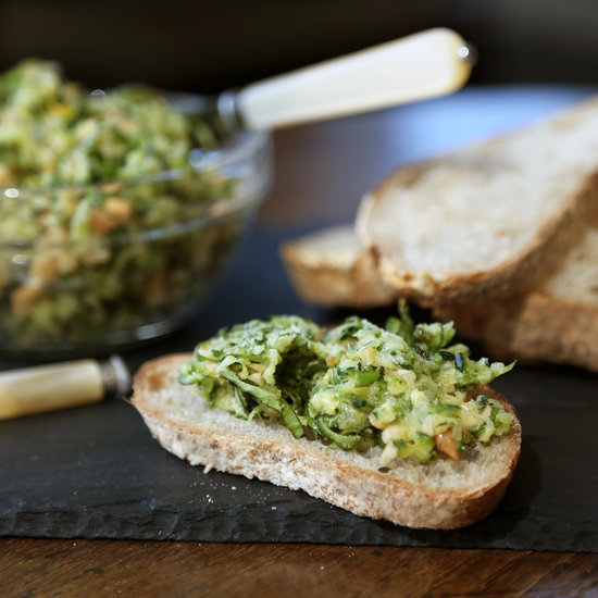 Crostini With Zucchini Pesto Crostini With Zucchini Pesto