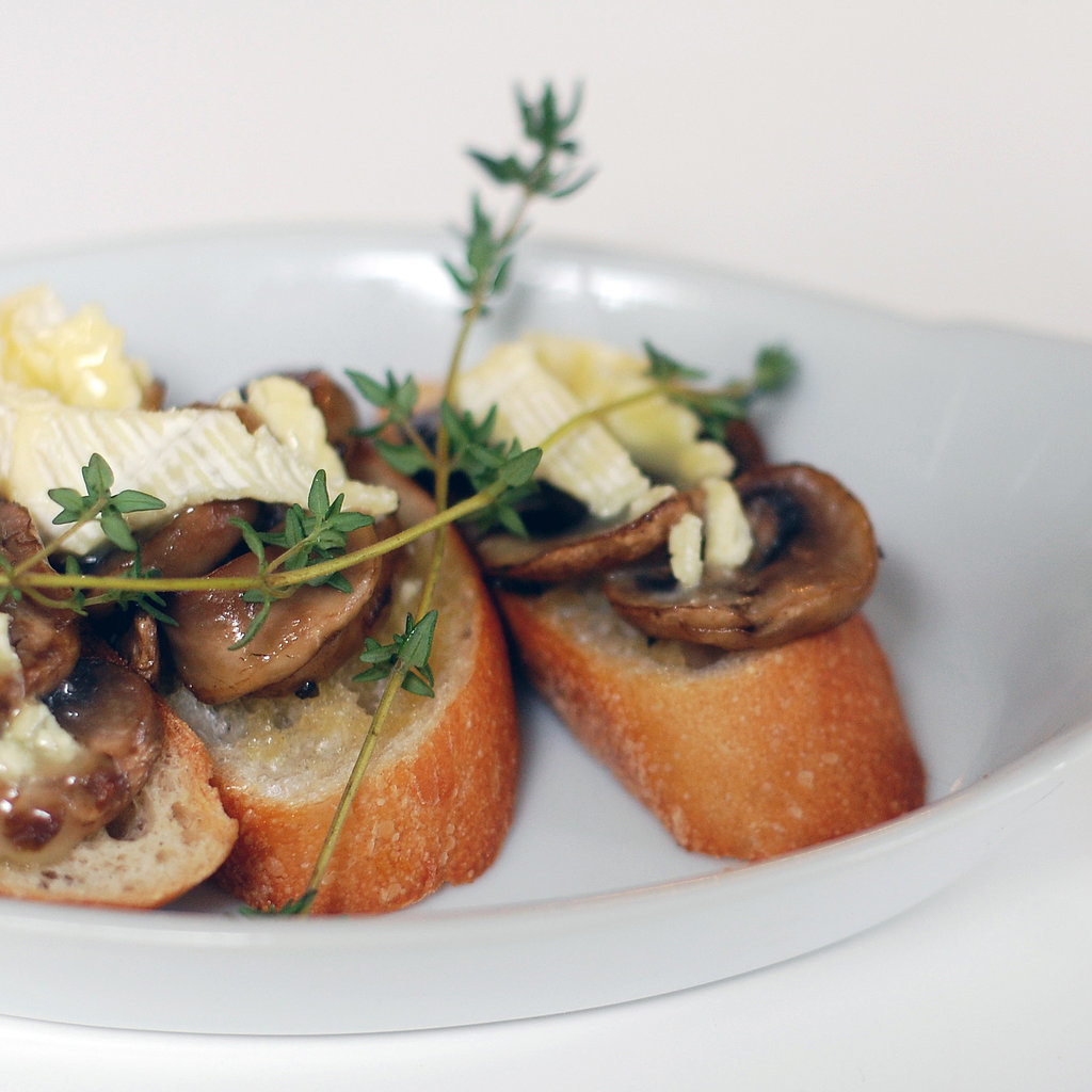 Mushroom and Brie Bruschetta Mushroom and Brie Bruschetta