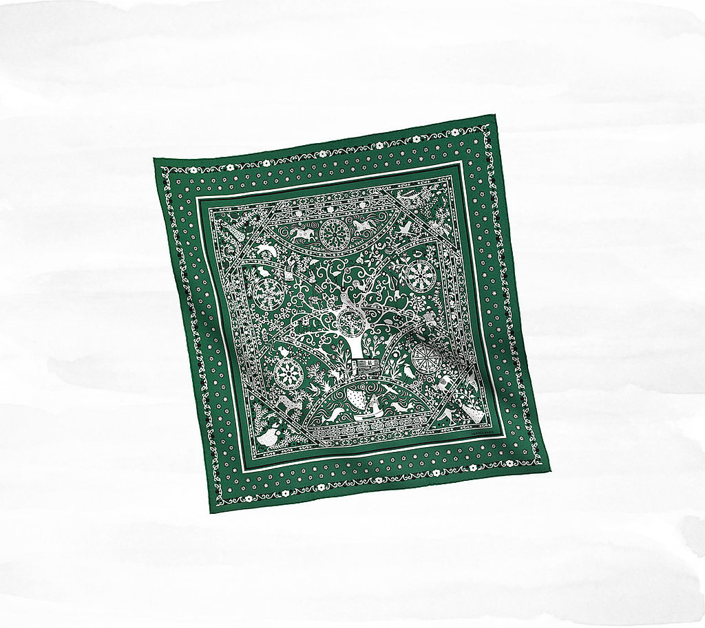 Hermès Les Canyons Etoiles Scarf Hermès Les Canyons Etoiles Scarf