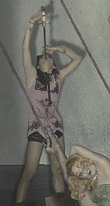 A Sword-Swallower and a Splitting Lady A Sword-Swallower and a Splitting Lady
