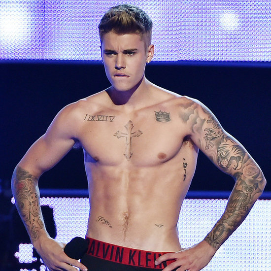 Justin bieber sale underwear photoshop