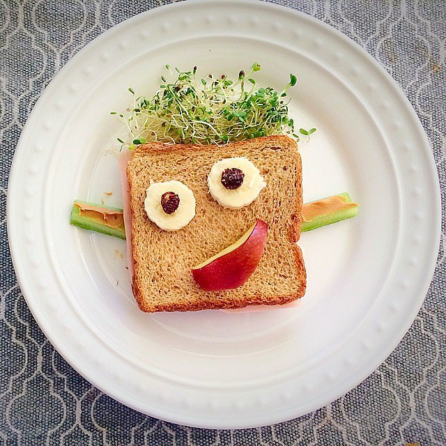 Crazy Face Sandwich Move Over, Martha! This Is Food Art For Real Moms POPSUGAR Moms