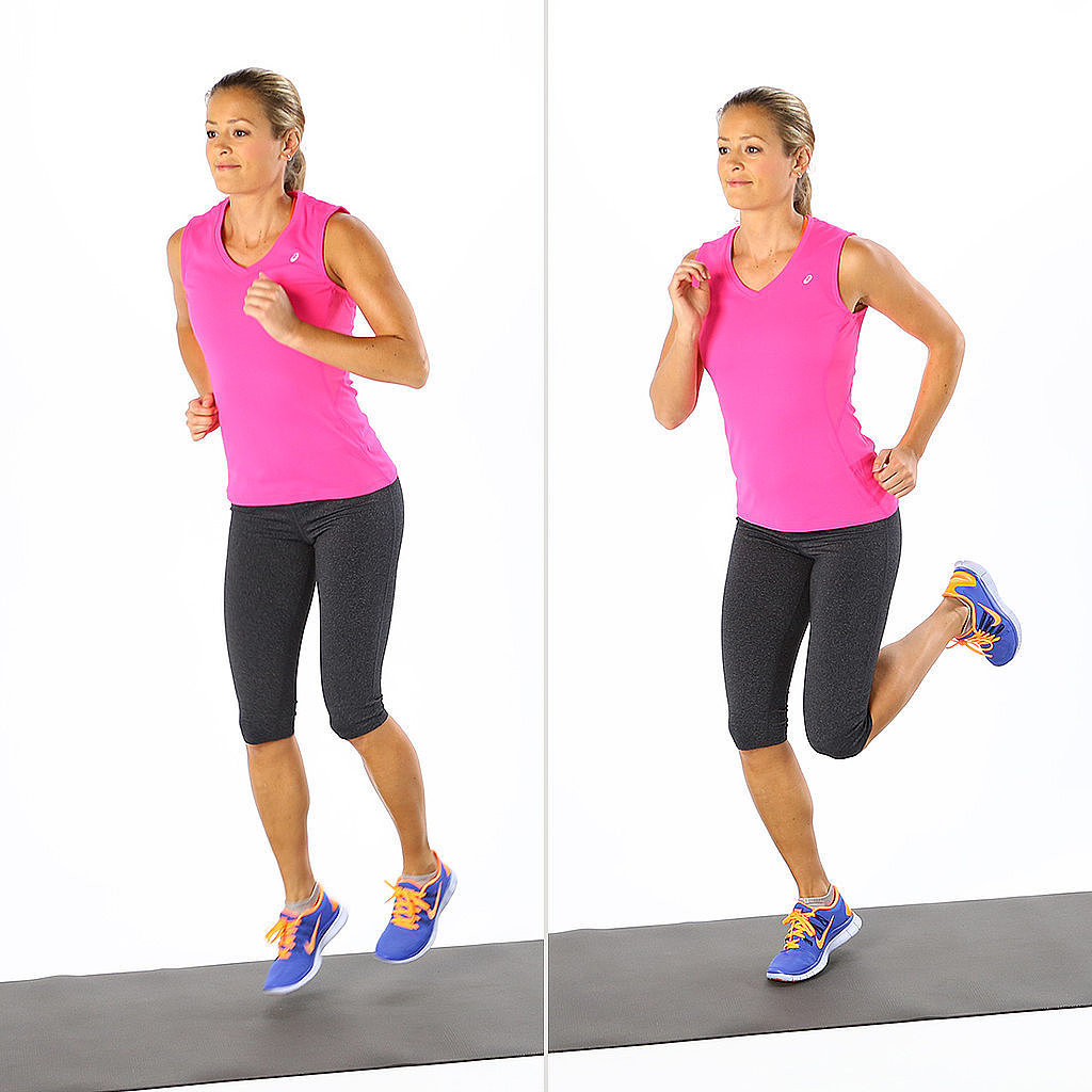 Butt Kicks 5 Moves To Help You Train Like An Athlete Popsugar Fitness 