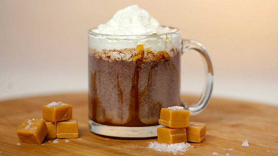 Dunkin' Donuts Salted Caramel Hot Chocolate Dunkin' Donuts Salted Caramel Hot Chocolate