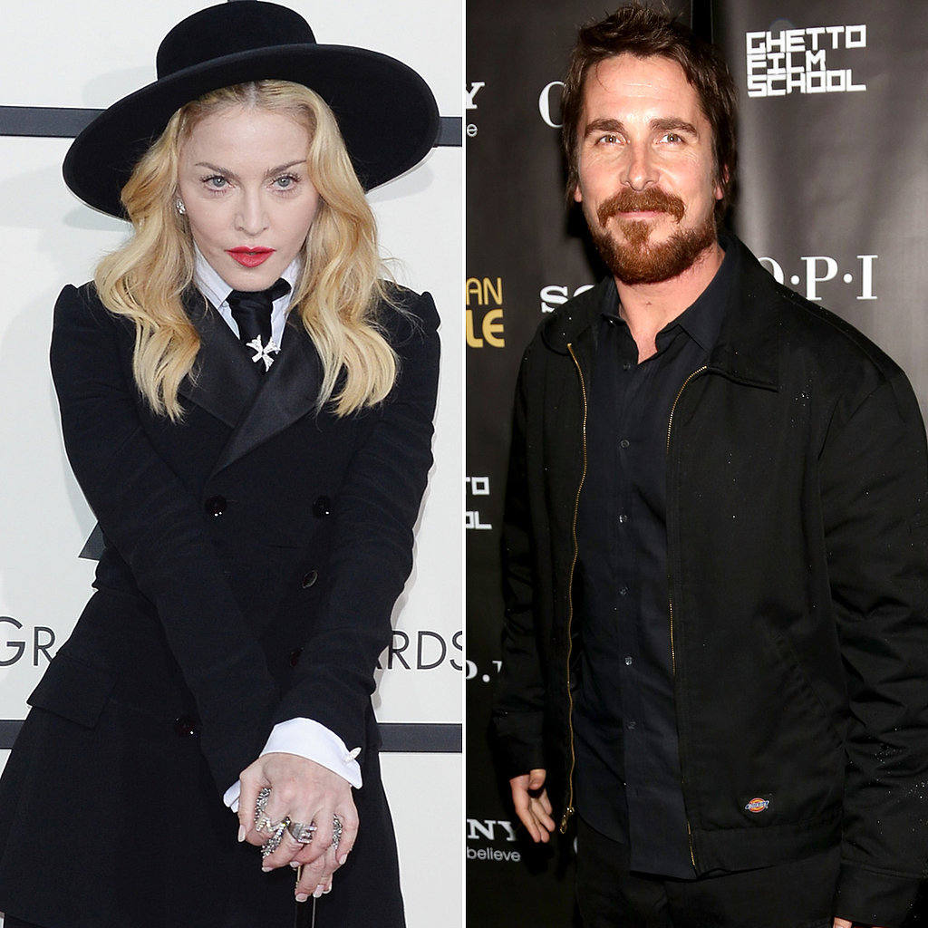 Madonna and Christian Bale Madonna and Christian Bale