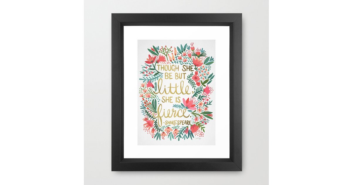 Framed Shakespeare Quote Print 35 33 Book Themed