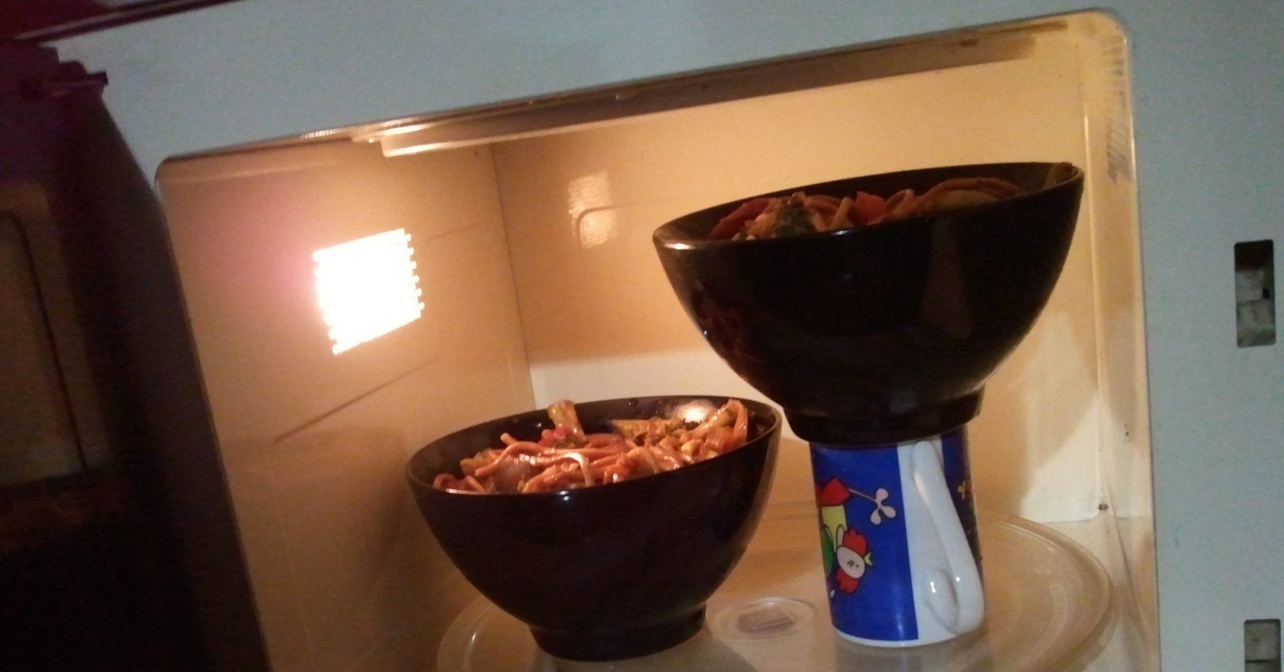Microwave 2 Bowls at Once 79 Hacks That Will Change Your Life