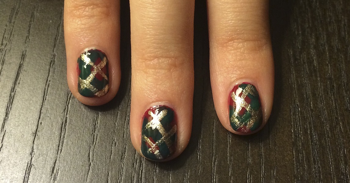 How to Do Plaid Nail Design: 10 Steps (with Pictures) - wikiHow - wide 9