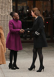 Kate Middleton Kicks First With