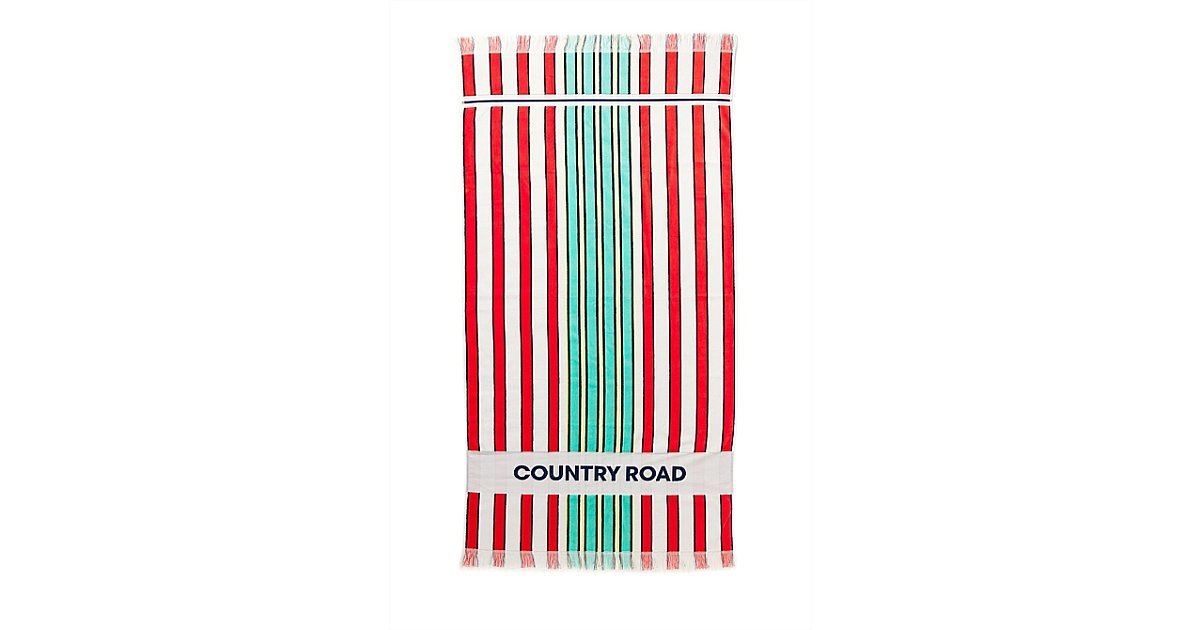 Country road beach towels