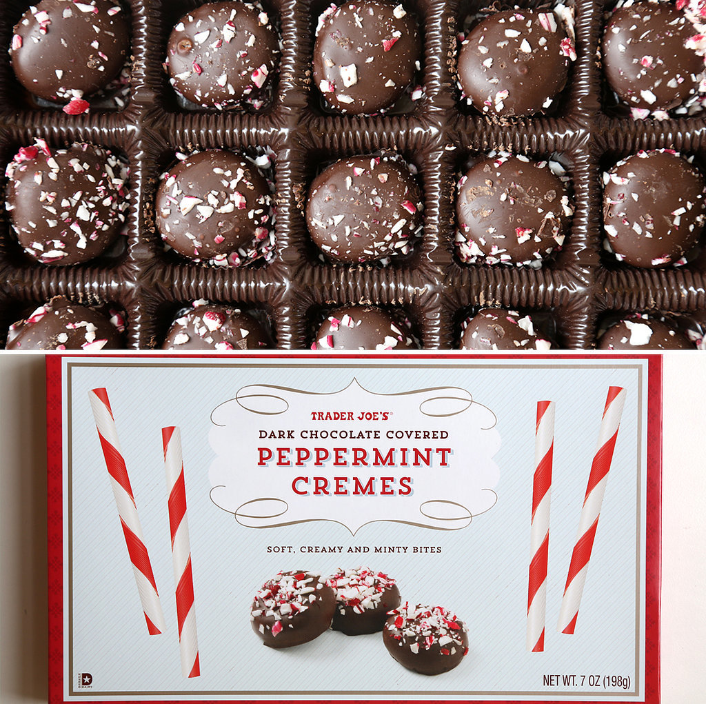 Trader Joe’s Dark Chocolate Covered Peppermint Cremes Trader Joe’s Dark Chocolate Covered Peppermint Cremes