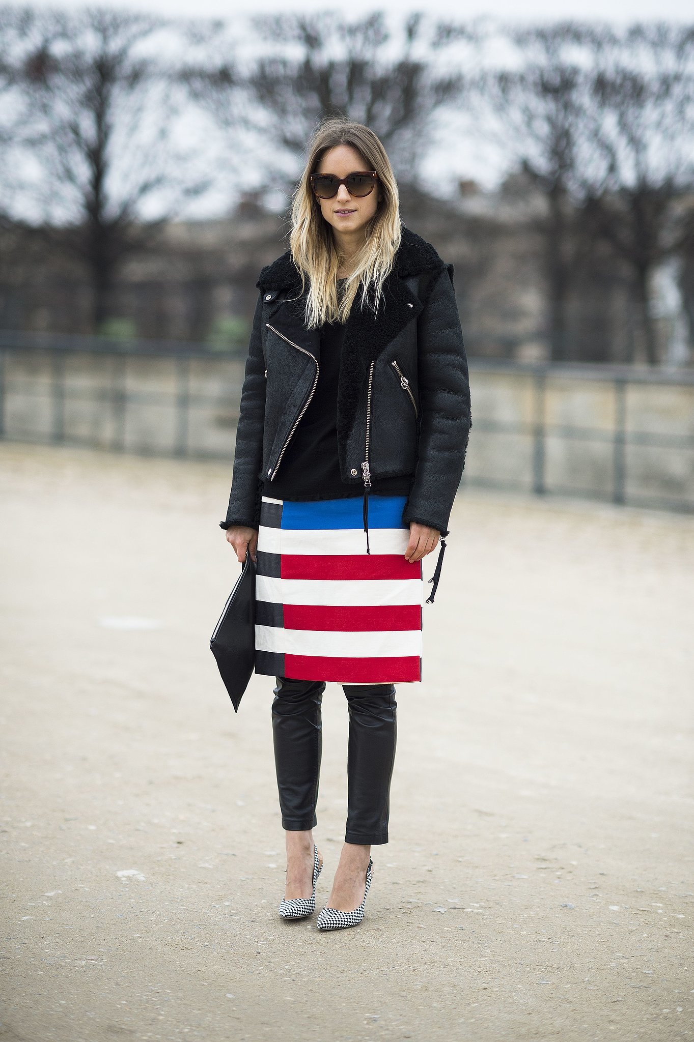 Try a Dress or Skirt Over Pants 31 Styling Hacks For Every Day of the Month POPSUGAR Fashion