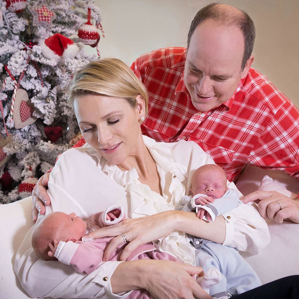 Prince Albert And Princess Charlene's Twins | Pictures | POPSUGAR Celebrity