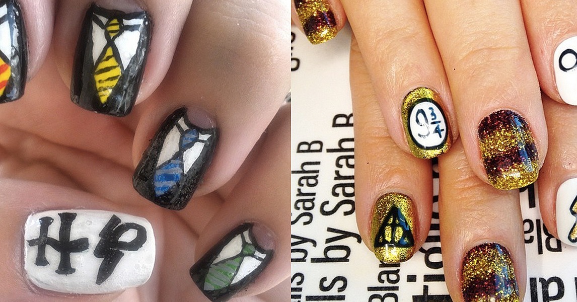 Harry Potter Nail Art Ideas Popsugar Beauty 0088