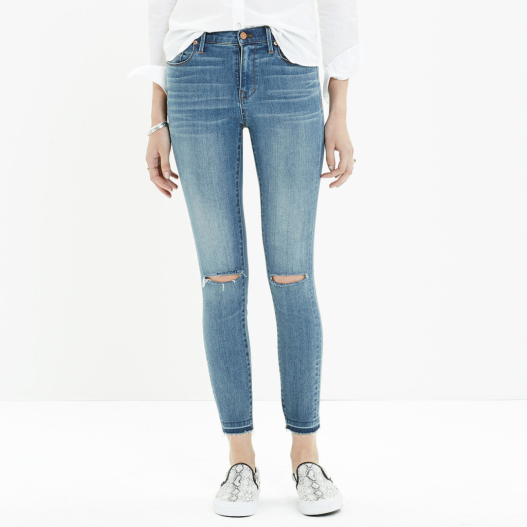 Madewell High Riser Skinny Cut-Edge Jeans