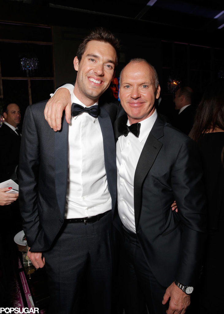 Michael Keaton And His Son, Sean, Matched In Black Tie. | 50 Golden ...