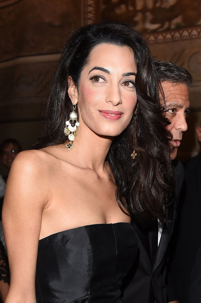 Amal Alamuddin Clooney Hair and Makeup Photos | POPSUGAR Beauty Australia