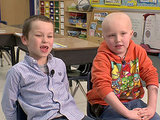 First-Grader Shaves Head in Solidarity for Friend with Cancer (VIDEO) First-Grader Shaves Head in Solidarity for Friend with Cancer (VIDEO)