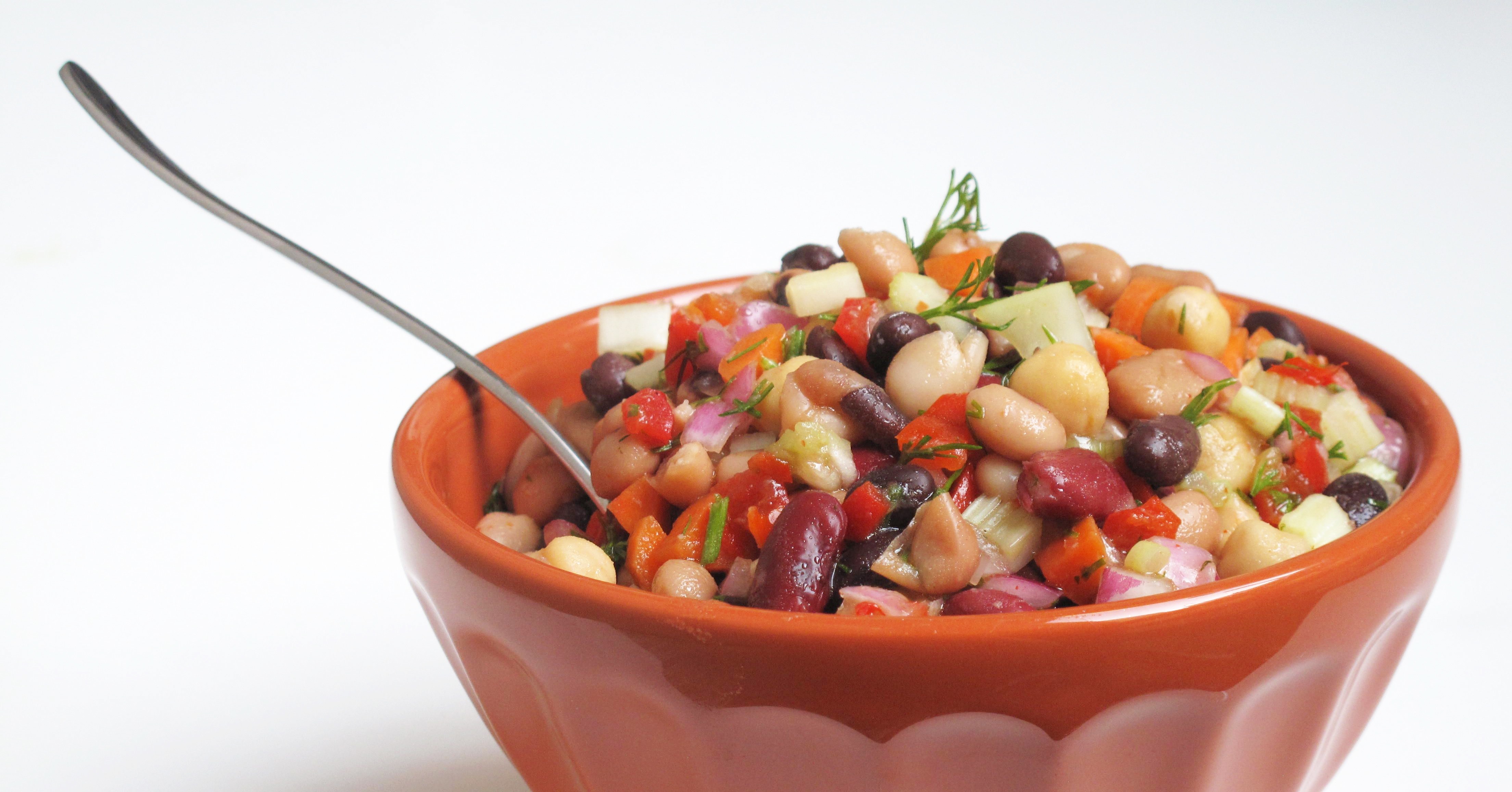 6Bean Salad 22 Vegetarian BrownBag Lunches That Won't Leave You