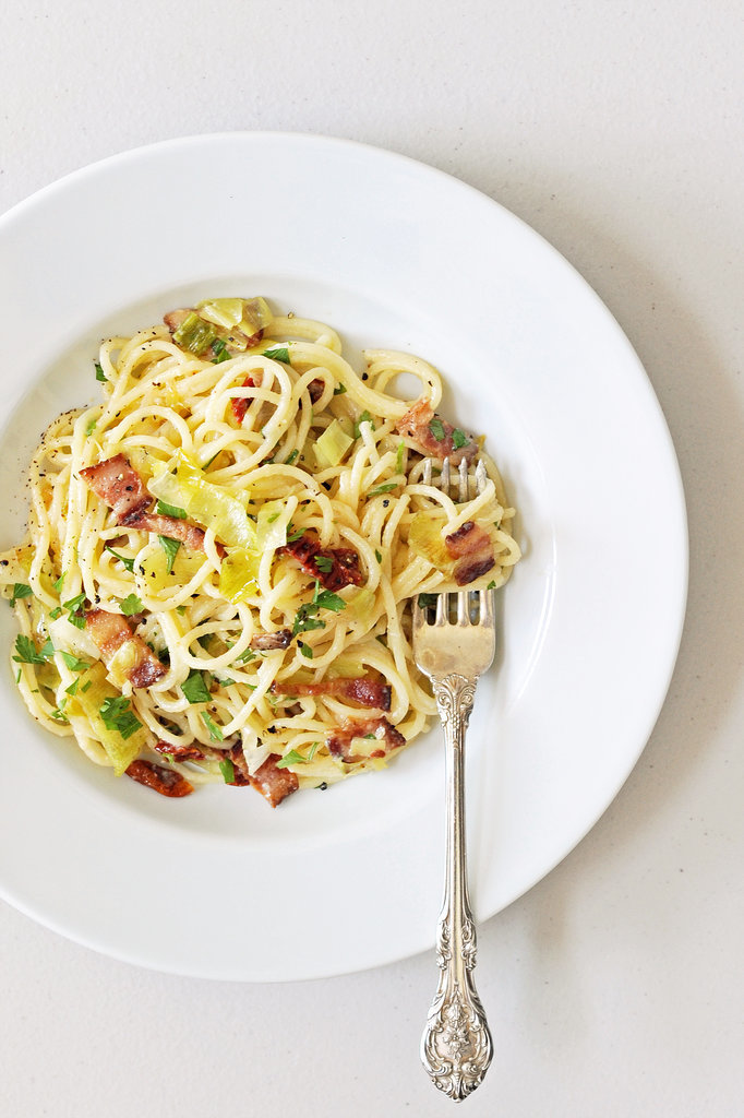 Pasta Carbonara With Leeks Pasta Carbonara With Leeks