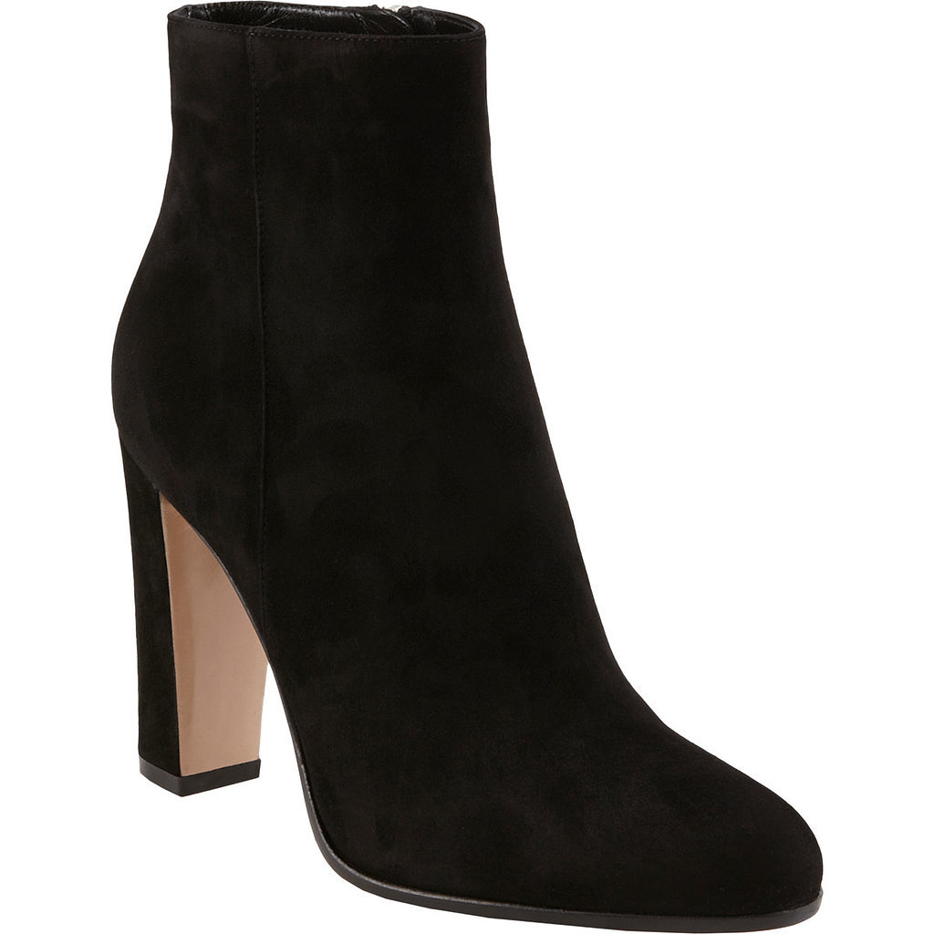 black ankle boots without heel