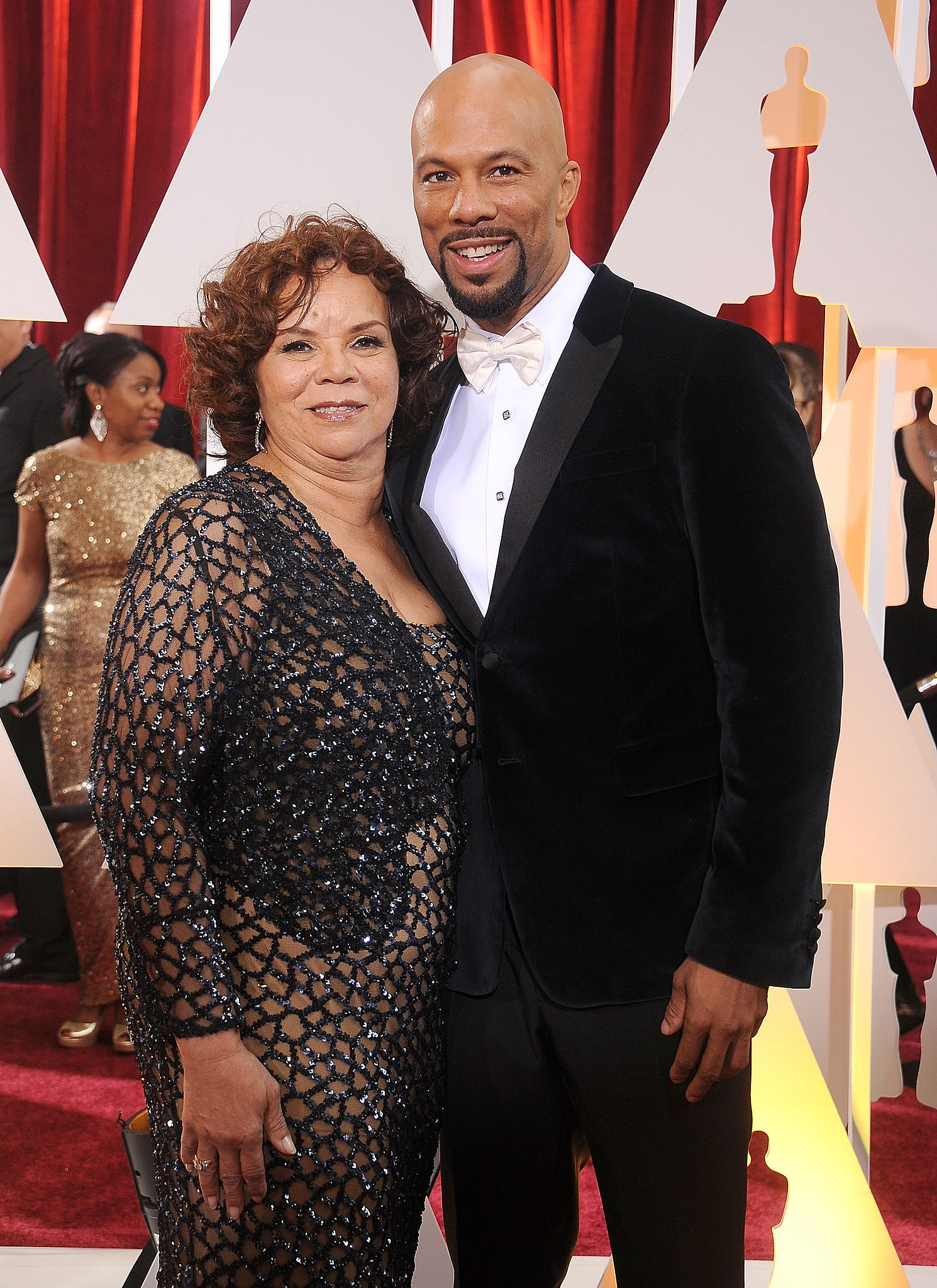 Common's mom, Dr. Mahalia Hines, was on hand to see her son win the The 34 Cutest Family