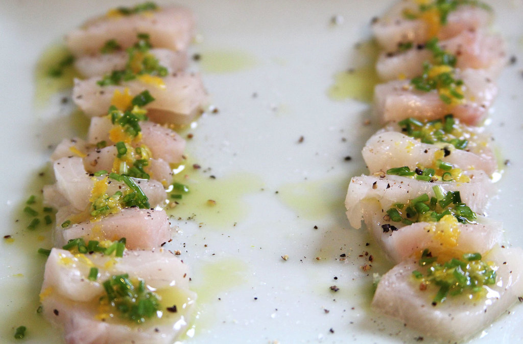 Halibut Crudo With Lemon Oil Halibut Crudo With Lemon Oil