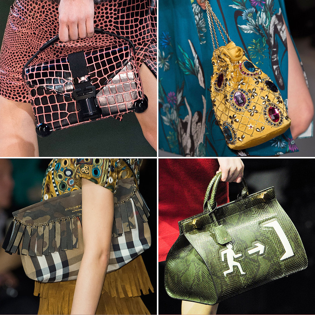 Best Runway Bags at Fashion Week Fall 2015 POPSUGAR Fashion