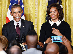 Obama Meets with Trayvon Martin's Parents at White House on Third Anniversary of Their Son's Shooting Obama Meets with Trayvon Martin's Parents at White House on Third Anniversary of Their Son's Shooting