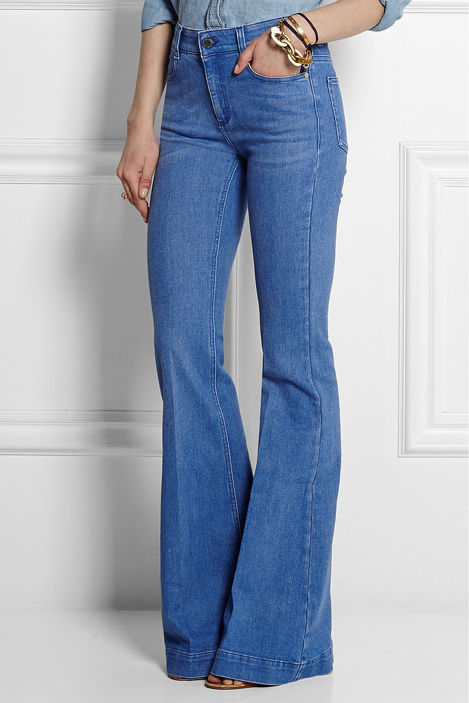 flare jeans outfit winter