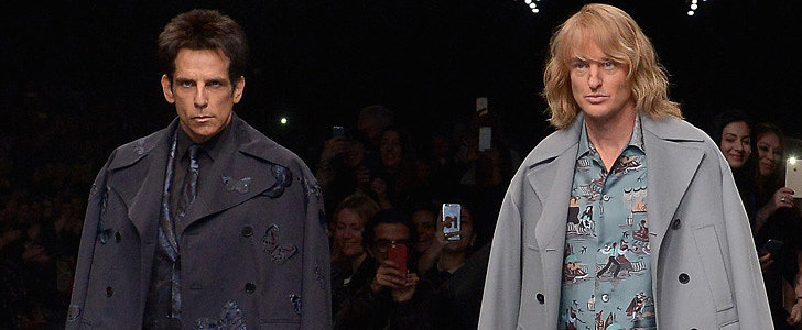 ... and Zoolander in Valentino Show for Confirmation of 'Zoolander 2