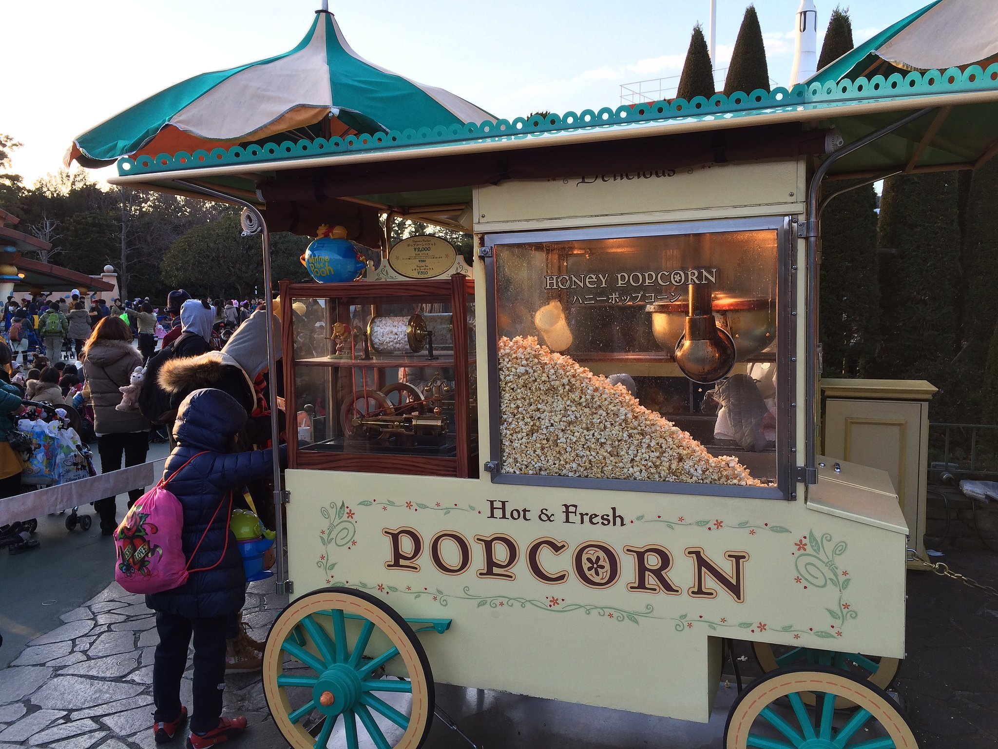 Here's one of the popcorn stations. 23 Things You Need to Know Before
