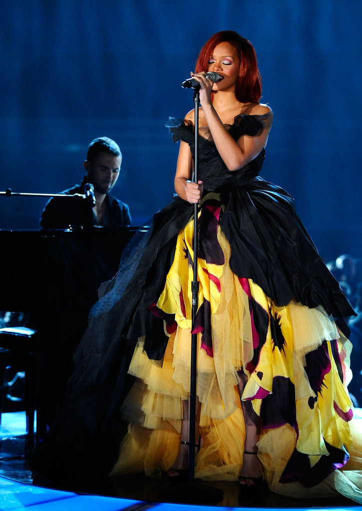 Rihanna at the 2011 Grammy Awards