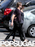 Brad and Angelina Show PDA at Shiloh and Zahara's Soccer Game