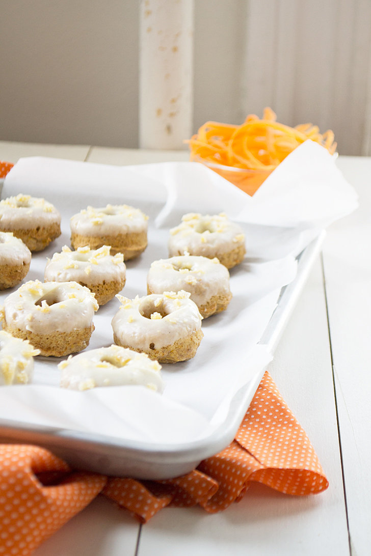 Carrot Cake Doughnuts With Ginger Cream Cheese Icing 20 Baked