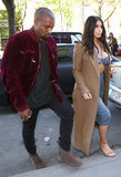 Kanye Paris Skin-Baring Shopping Trip