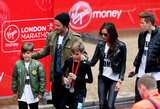 The Beckhams Root For Romeo at the London Marathon - and It's a Cuteness Overload