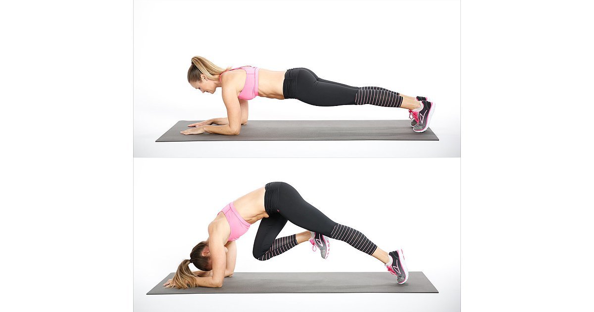 Elbow Plank With Knee Drive The Best FatBlasting Cardio Exercises
