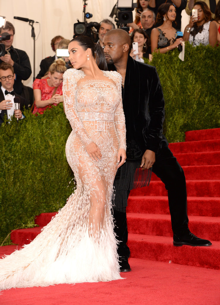 Kim Kardashian's Sexy Pose Stops Traffic on the Met Steps