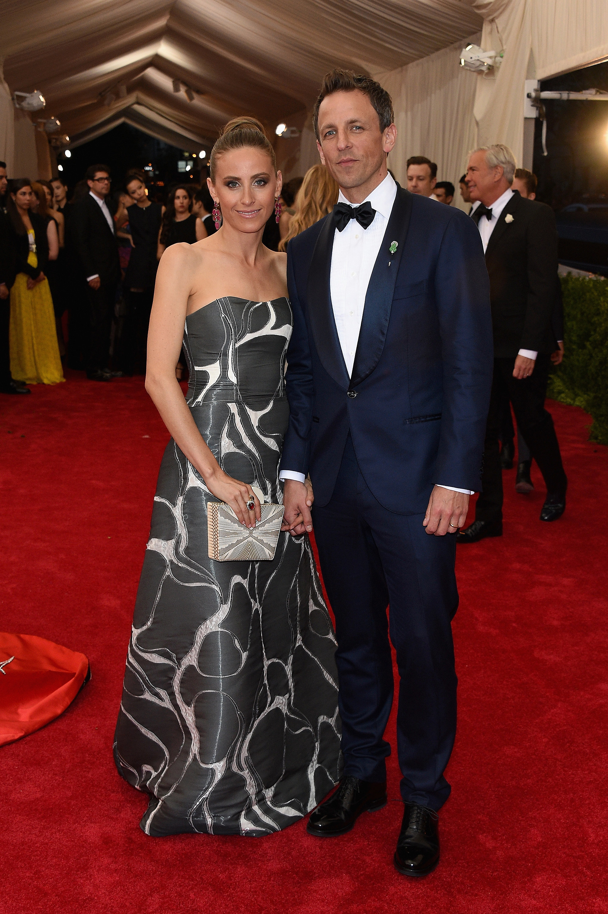 Seth Meyers and Alexi Ashe Get a Load of All the Glamour on the Met